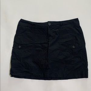 Black Caslon Cargo Skirt